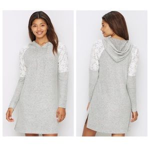 Anthropologie Flora Nikrooz Genna Hooded Sleep Shirt